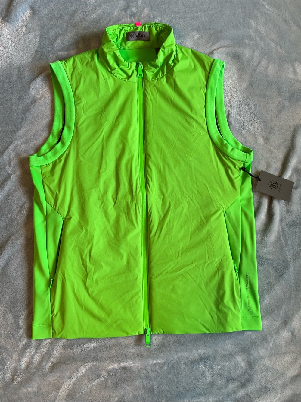 G/Fore Maverick Hybrid Stretch Vest Men’s Small Lime Golf NWT MSRP $295 New